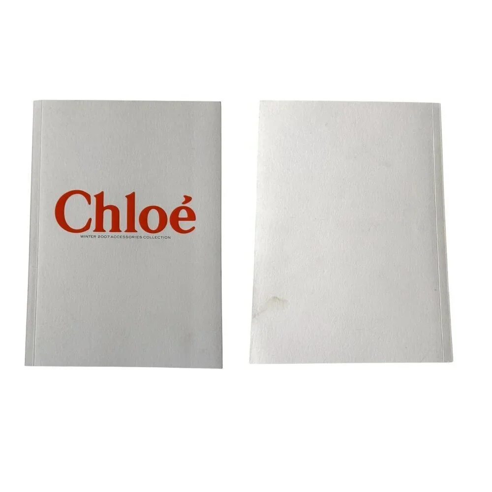 Rare Chloé Winter 2007 Accessories Catalog + Fall 2007 Runway Sheet